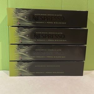 Nespresso Vertuo Peru Organic 4 Boxes (40 pods) EXP 3/31/22